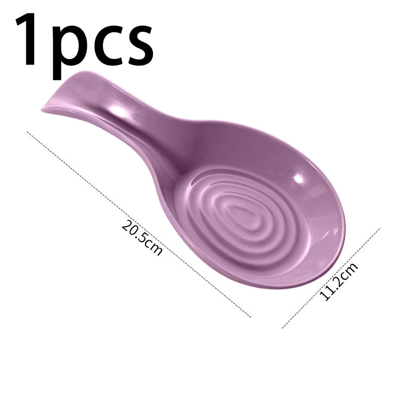 Spoon Rest Large Ceramic Spoon Holder Heat-Resistant Cooking Spoon Rest Coffee Spoon Holder Dishwasher Safe Ceramic Spoon Rest Peaceful Pleasures Health and Wellness A5
