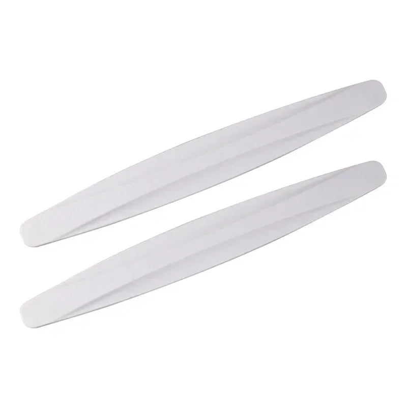 2pcs Car Bumper Protector Strip Guard Corner Protection Strips Scratch Protector Cra Peaceful Pleasures Health and Wellness white