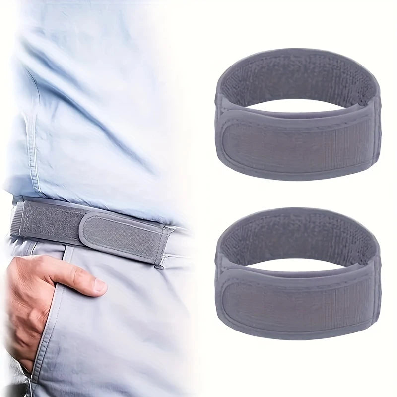Fashion Ultra-soft No Buckle Elastic Belts Stylish Comfortable Belt Loop Buckle-Free Belt Unisex Jeans Pants Belt Women Peaceful Pleasures Health and Wellness
