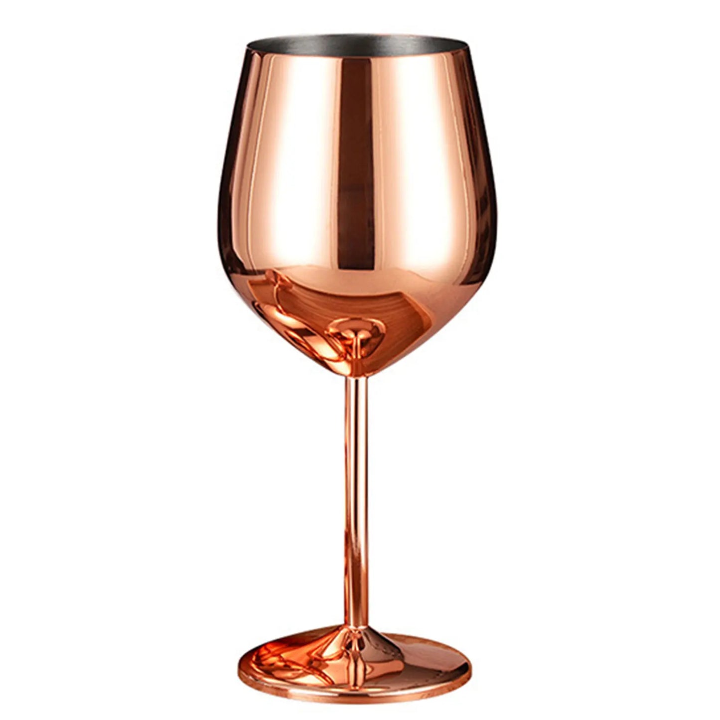 Stainless Steel Wine Glass Shatterproof Metal Glasses Red Wine Glasses Cocktail Glasses For Dinner Party Bar Champagne Flutes Peaceful Pleasures Health and Wellness Rose Gold