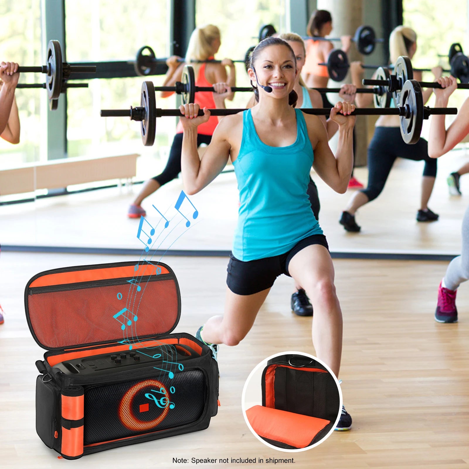 Portable Speaker Carry Tote Bag with Shoulder Strap Protective Case for PartyBox On The Go 2 Speaker Accessories Peaceful Pleasures Health and Wellness