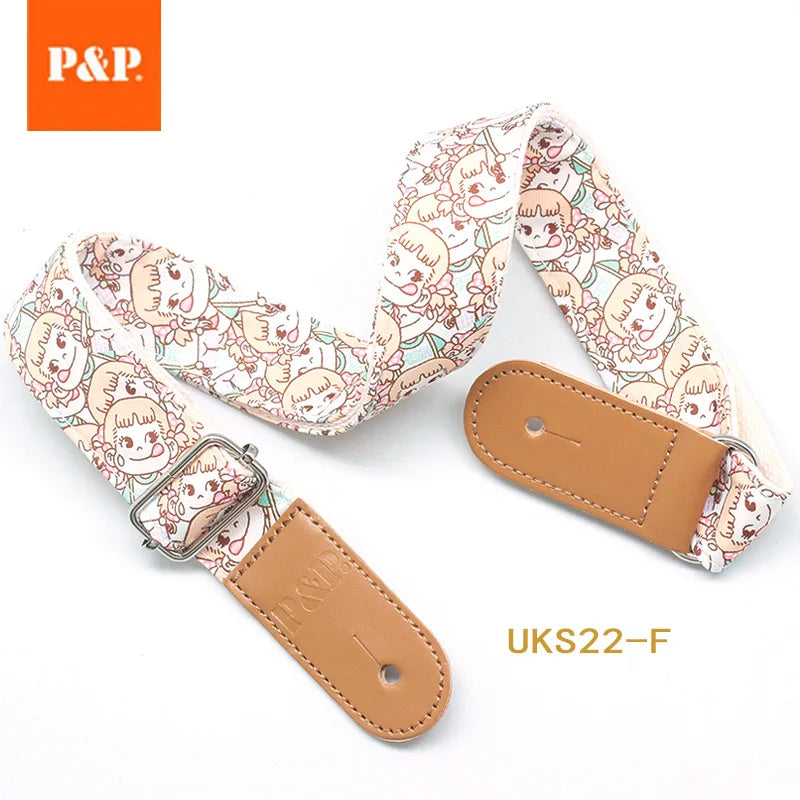 Ukulele Strap Small Fresh Cartoon Musical Instrument Accessories