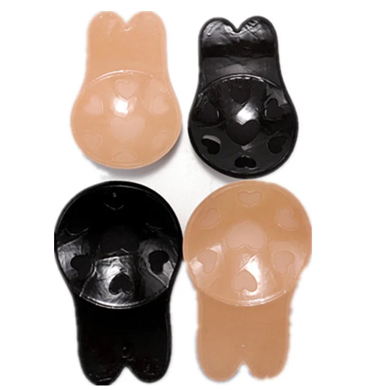 Rabbit Ear Silicone Nipple Covers | Self-Adhesive Invisible Bra