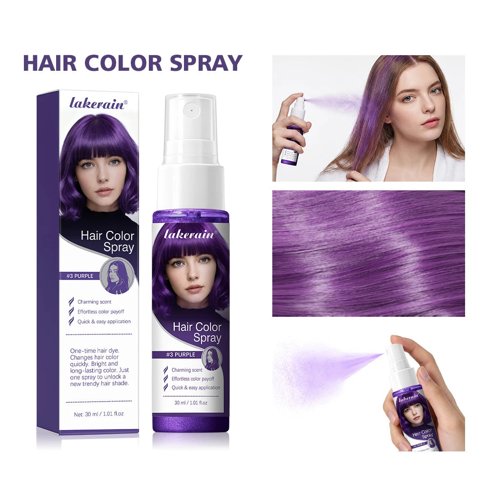 Temporary Hair Color Spray – Washable DIY Party Hair Dye, 8 Colors Peaceful Pleasures Health and Wellness