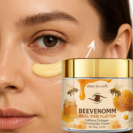 Bee Venom & Caffeine Firming Eye Cream | Collagen + Hyaluronic Acid Firming Eye Cream Peaceful Pleasures Health and Wellness