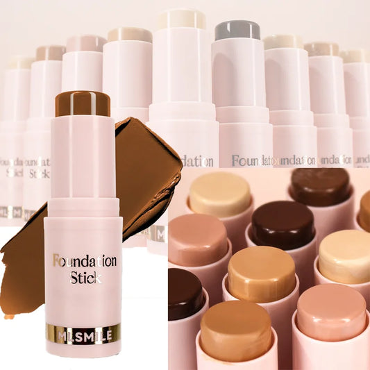 Full Coverage Stick Foundation – Matte Oil-Control Concealer Stick Foundation Peaceful Pleasures Health and Wellness