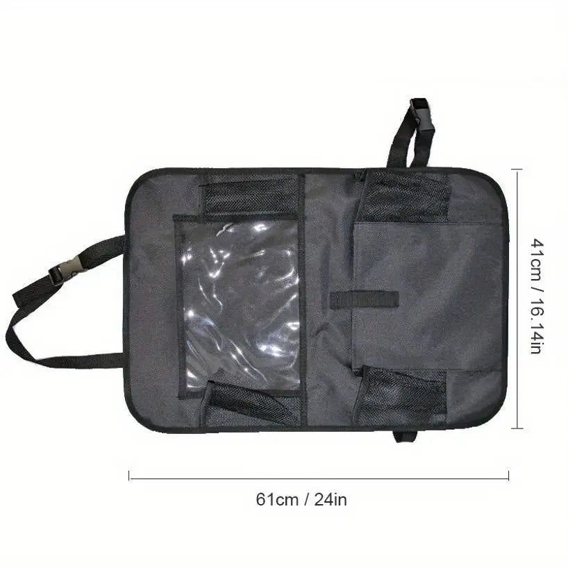 Universal Car Organizer Backseat Tablet Stand IPad Holder Storage Bag