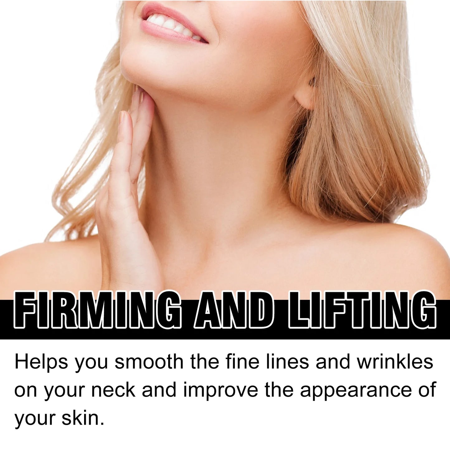 Neck Firming Cream Fine Line Repair Anti Aging Remove Double Chin Rejuvenation Whitening Moisturizing Anti Wrinkle Neck Cream Peaceful Pleasures Health and Wellness