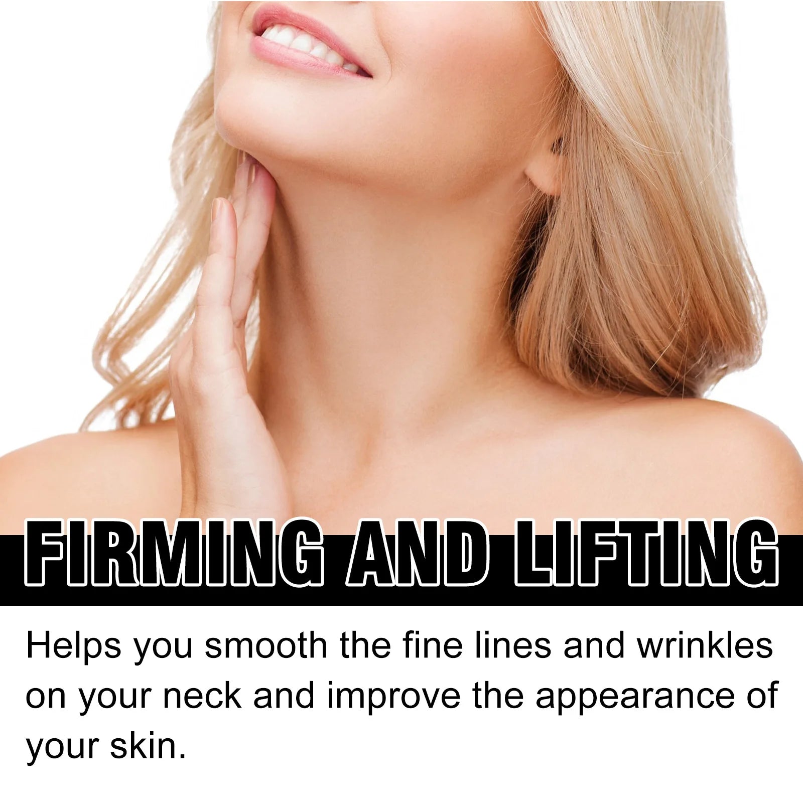 Neck Firming Cream Fine Line Repair Anti Aging Remove Double Chin Rejuvenation Whitening Moisturizing Anti Wrinkle Neck Cream Peaceful Pleasures Health and Wellness