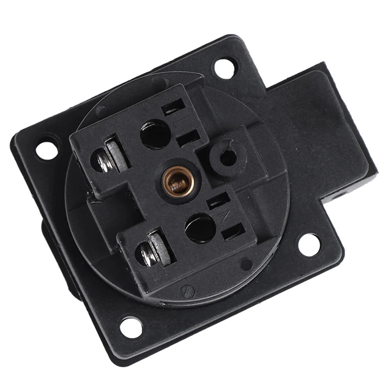 New Waterproof AC 250V German Standard Power Outlet Single Plug Wall Socket Peaceful Pleasures Health and Wellness