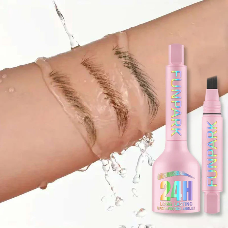 FUNPARK 3D Microblade Eyebrow Dye Cream – Waterproof, 3 Colors