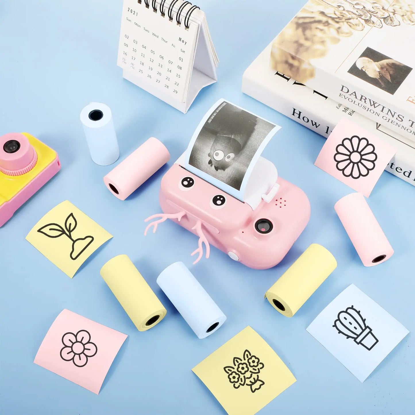 57mm Colorful Thermal Label Sticker Paper – Bluetooth Mini Printer