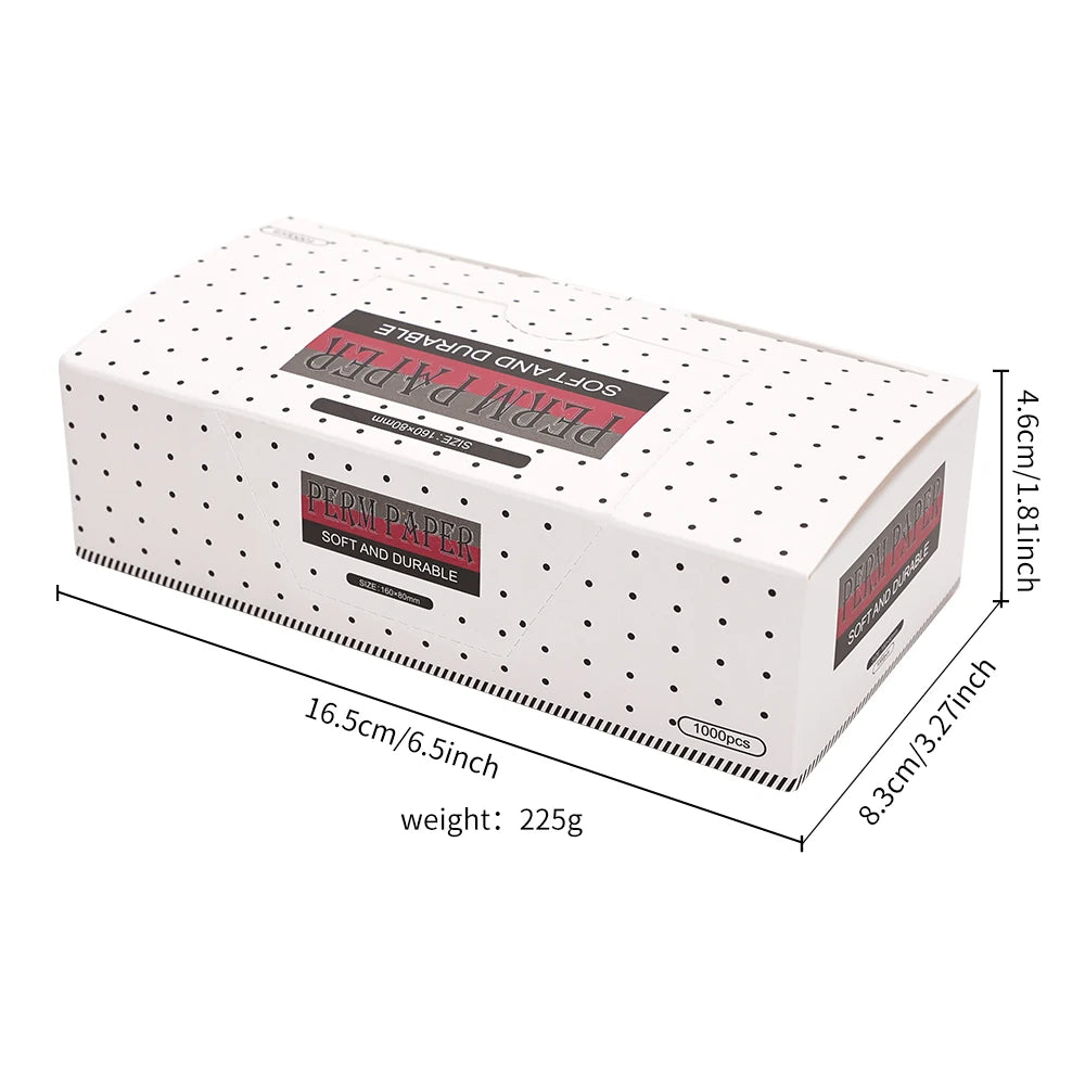 1000sheet /Box Ultra Thin Hair Perm Paper Mesh Breathable Perming Paper Hairdressing Tool Hair Dyeing Highlight Salon Perm Paper Peaceful Pleasures Health and Wellness L