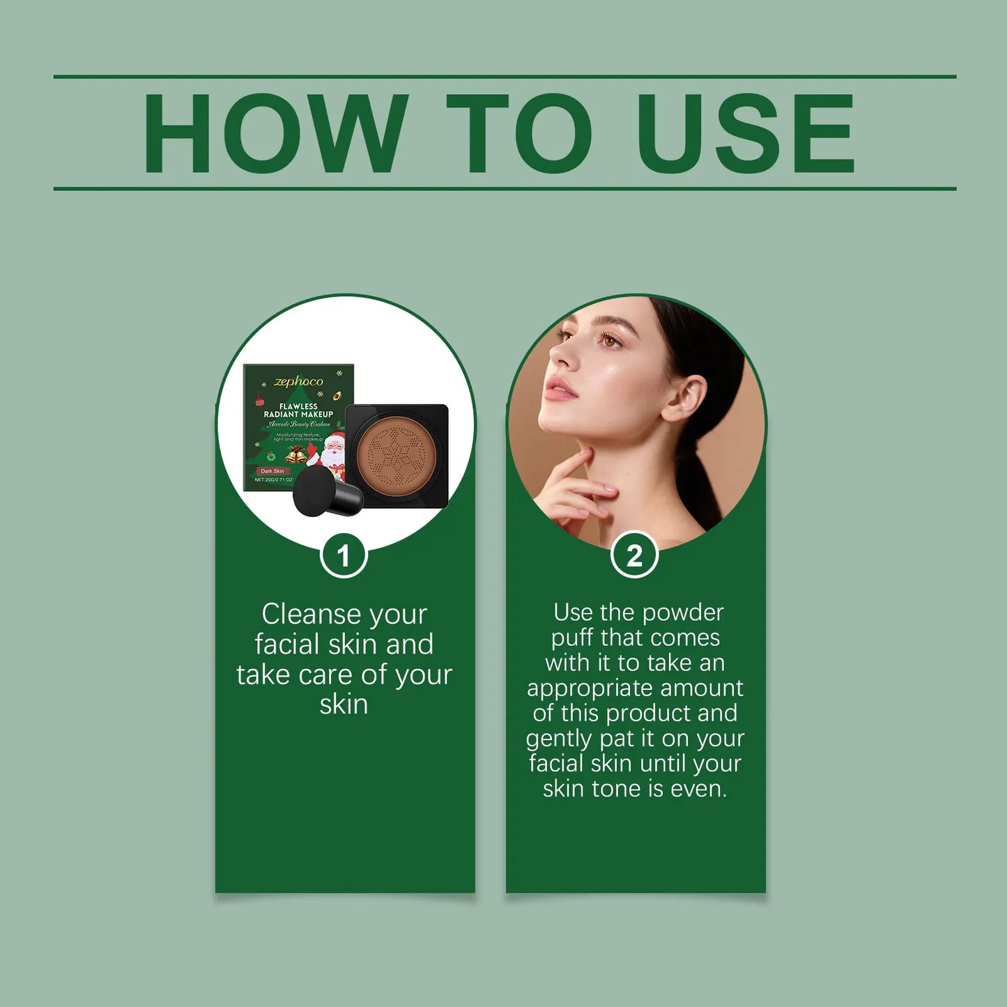 Deep Skin Tone Radiance Cushion Cream | Lightweight Makeup Primer