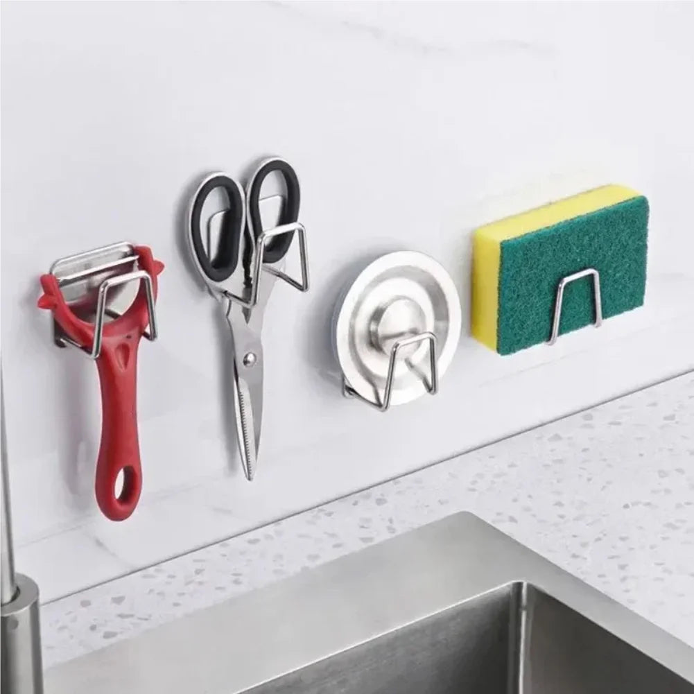 Stainless Steel Wall Mounted Kitchen Rack | Pot Lid & Cutting Board