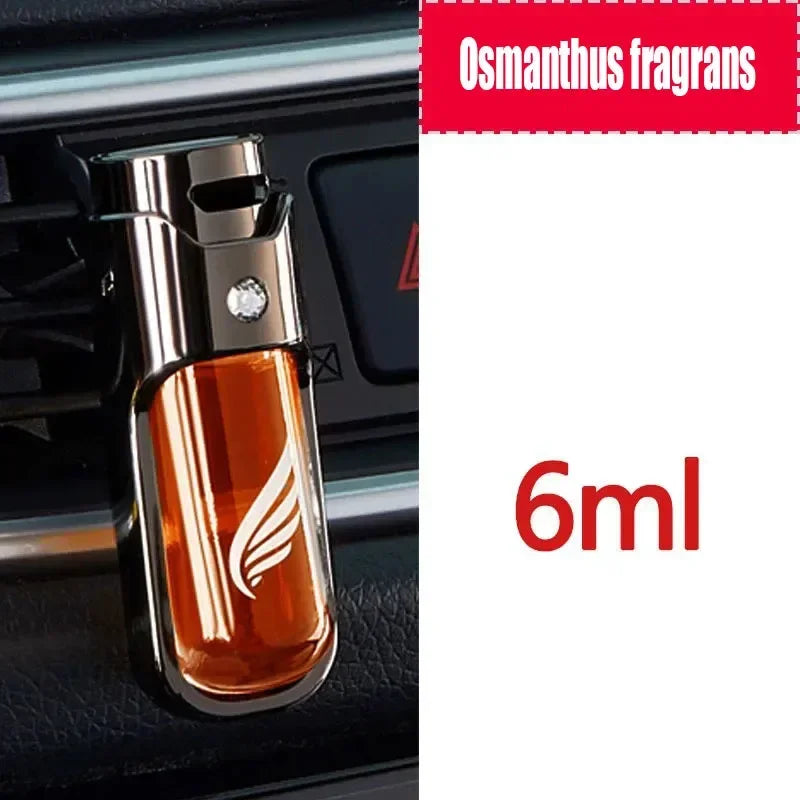 Car Air Freshener Outlet Fragrance Magnetic Design Auto Accessories Interior Perfume Diffuse Peaceful Pleasures Health and Wellness Osmanthus fragrans
