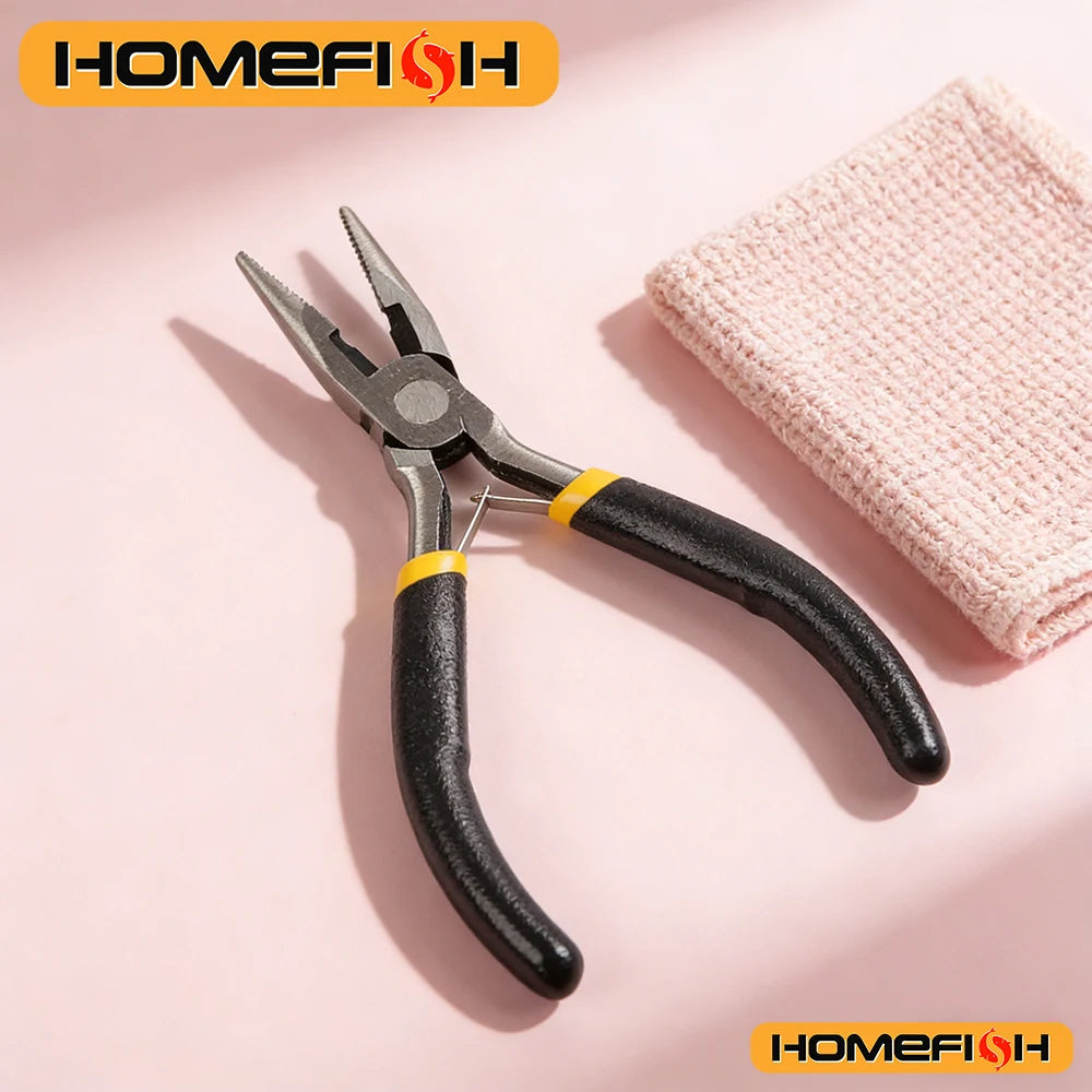 Carbon Steel Jewelry Pliers – Round, Flat & Long Nose Mini Tool