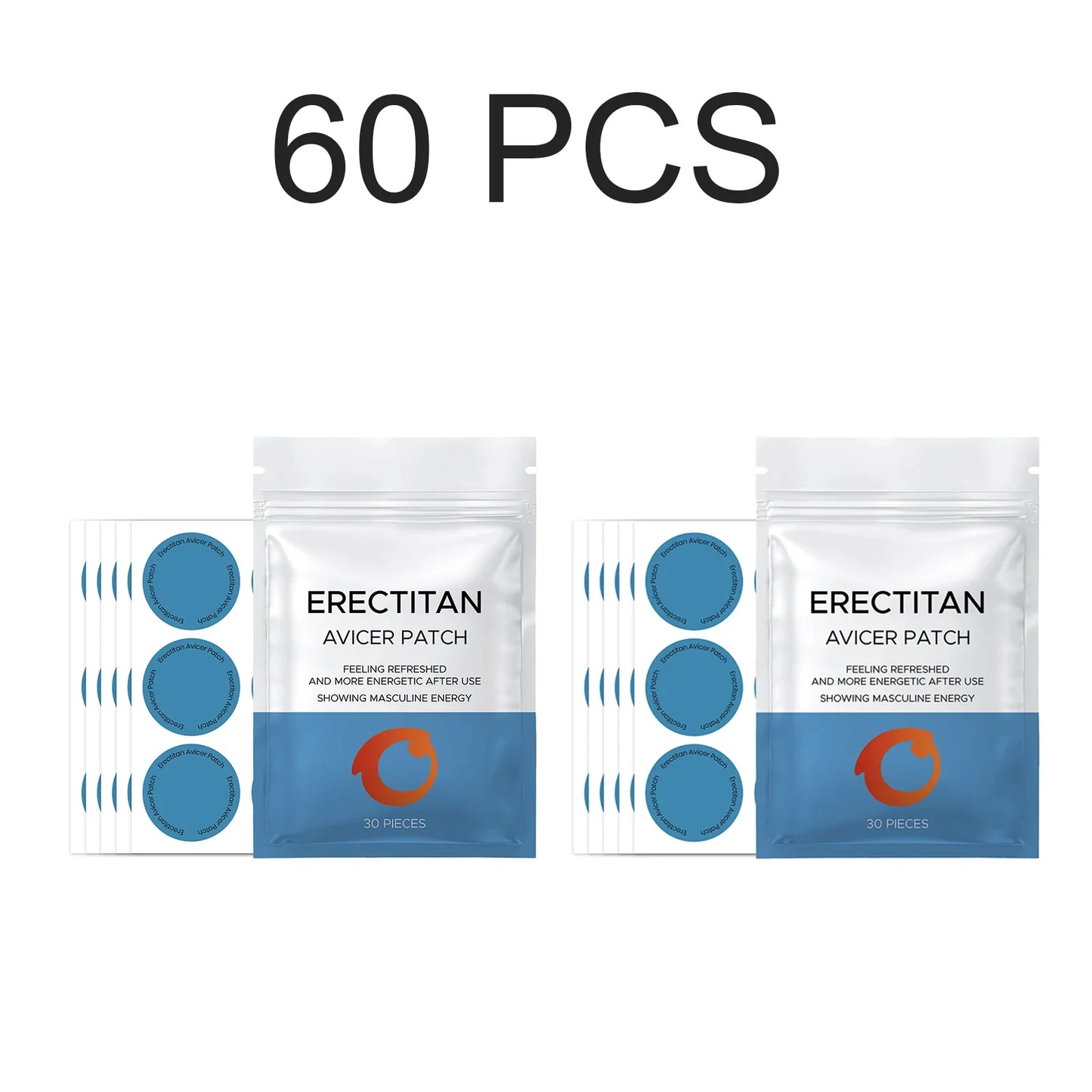 Men's Daily Energy Support Body Patches – 30/60/120 Pack