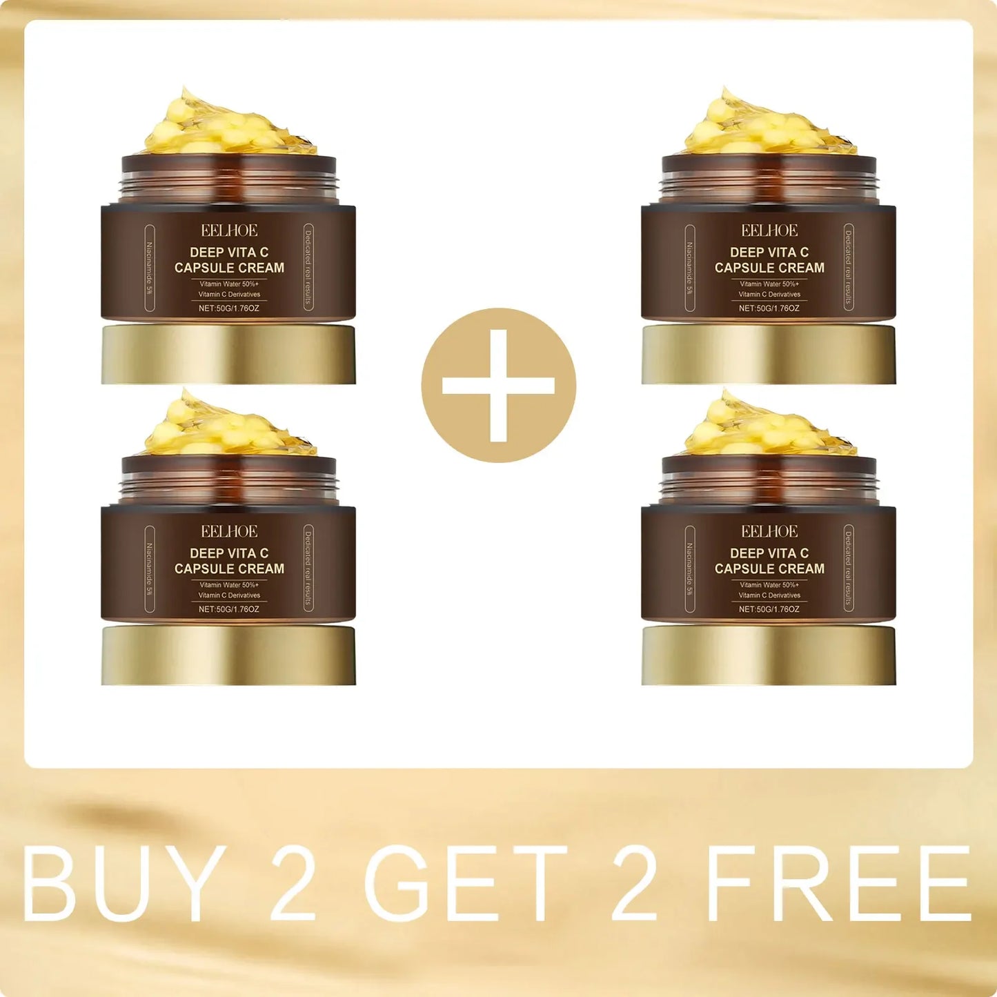 EELHOE Nicotinamide Brightening Face Cream – Vitamin C & Repair Peaceful Pleasures Health and Wellness Buy 2 for 2 Free