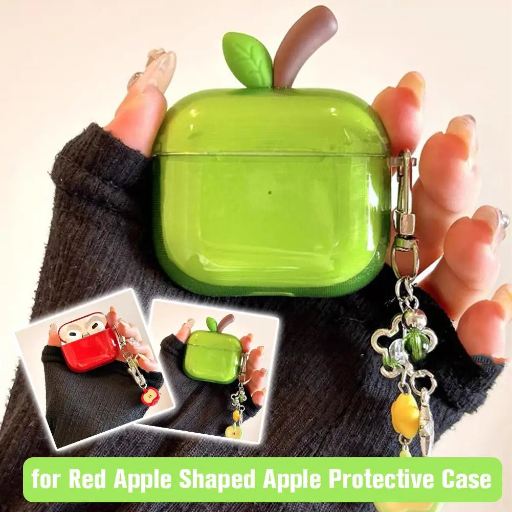 Apple Shape Clear AirPods Pro 2 & AirPods 4 Case | Shockproof