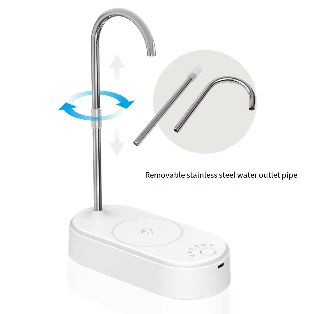 Electric Drinking Water Pump Automatic Water For Gallon Drinking Water Bottle Pump For Home Office Portable Cold Water Peaceful Pleasures Health and Wellness