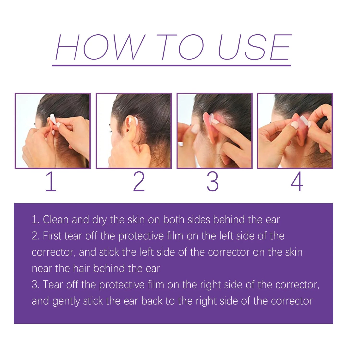 EELHOE Invisible Ear Support Patches | V-Face Lifting Stickers
