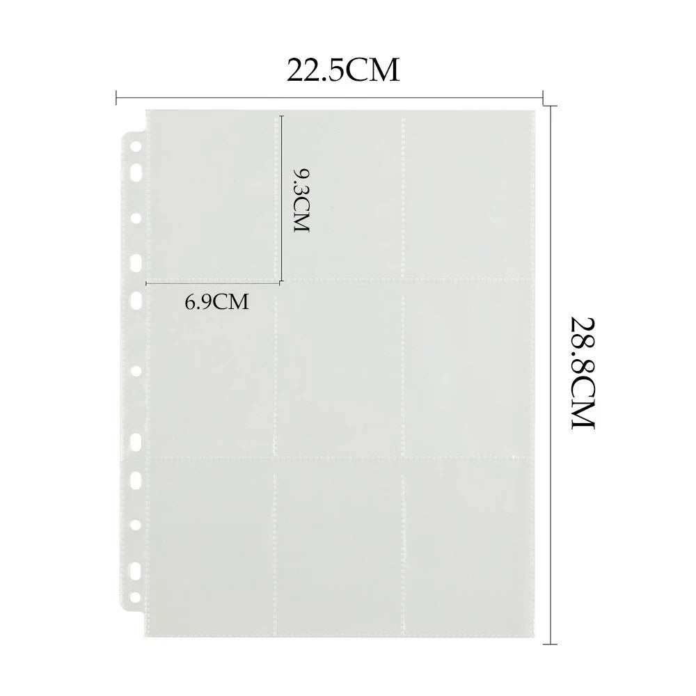 for Home Heavy-duty Card Holder 90 Pockets Photo Albums Album Pages Coin Holders Card Storage Wallets Gaming Card Card Sleeves Peaceful Pleasures Health and Wellness