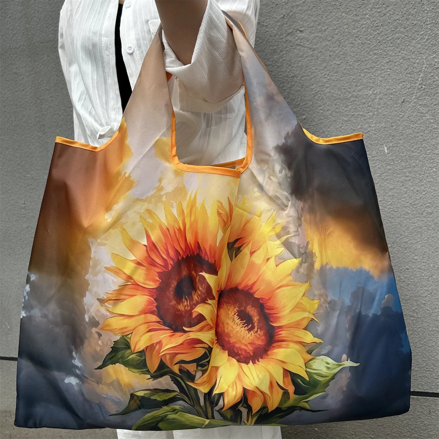 Large Foldable Reusable Nylon Shopping Bag – Travel Tote