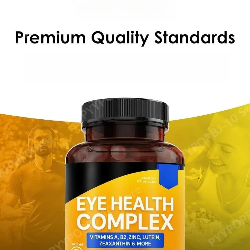 Eye Health Complex Lutein Zeaxanthin Vitamin A B2 Zinc – 120 Caps