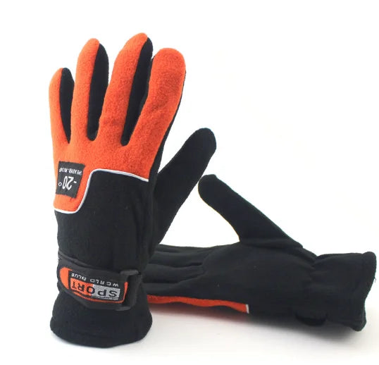 RooRuns Fleece Winter Gloves – Windproof Full Finger Unisex