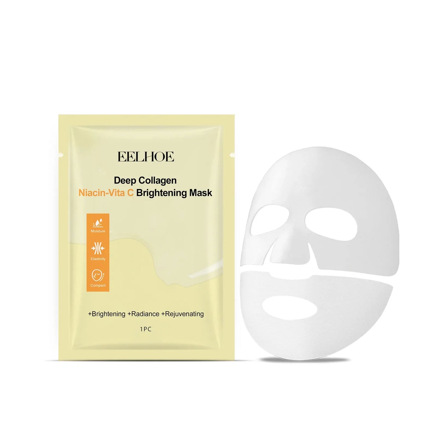 EELHOE Nicotinamide Face Mask – Collagen, Hyaluronic Acid Firming
