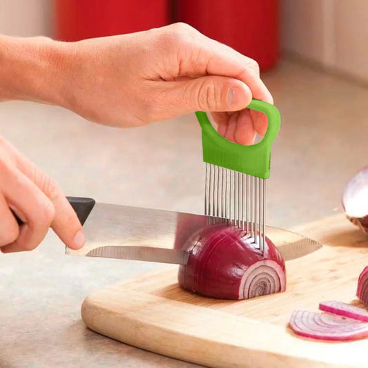 Stainless Steel Onion & Vegetable Slicer Holder Fork Vegetable Slicer Holder Oasis Select