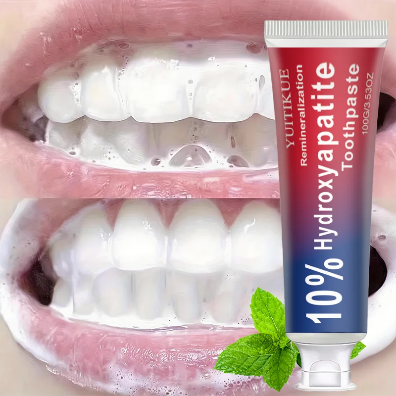 Yuitikue 10% Hydroxyapatite Toothpaste, Remineralizing Teeth Whitening Paste for Deep Cleaning & Oral Care, 100g Peaceful Pleasures Health and Wellness
