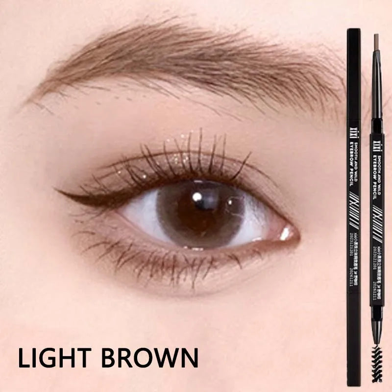 Double Head Waterproof Eyebrow Pencil | Natural Long-Lasting Tint