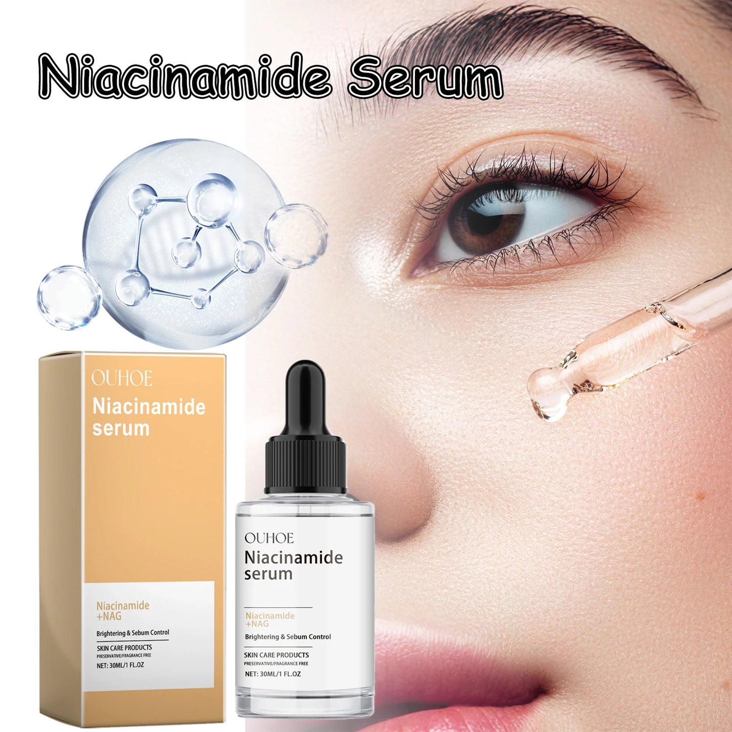 Niacinamide Face Serum – Brighten, Hydrate & Shrink Pores
