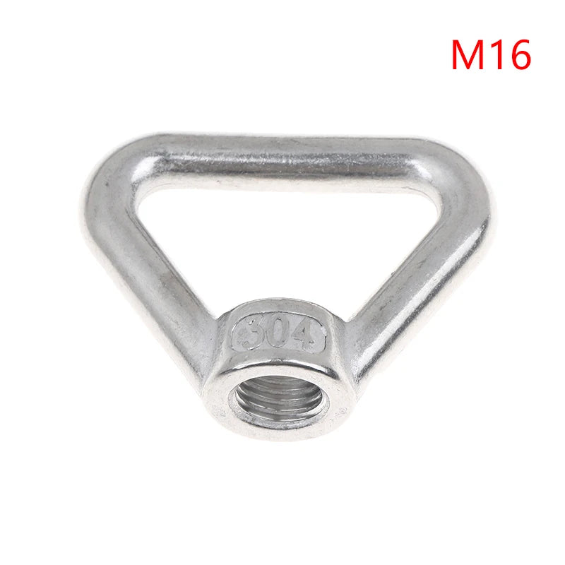 Stainless Steel 304 Lifting Eye Bolt Nut Set M8–M24 Ring Screw Lifting Eye Bolt Peaceful Pleasures Health and Wellness A5
