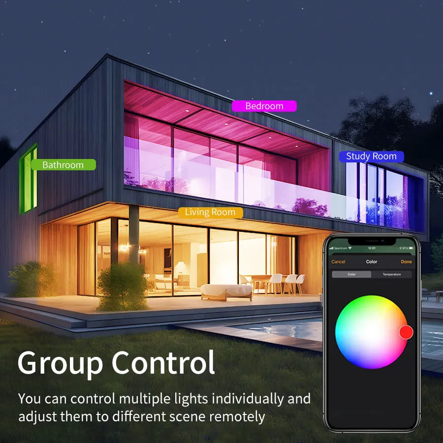 24W Smart WiFi LED Ceiling Light | Alexa & Google Home