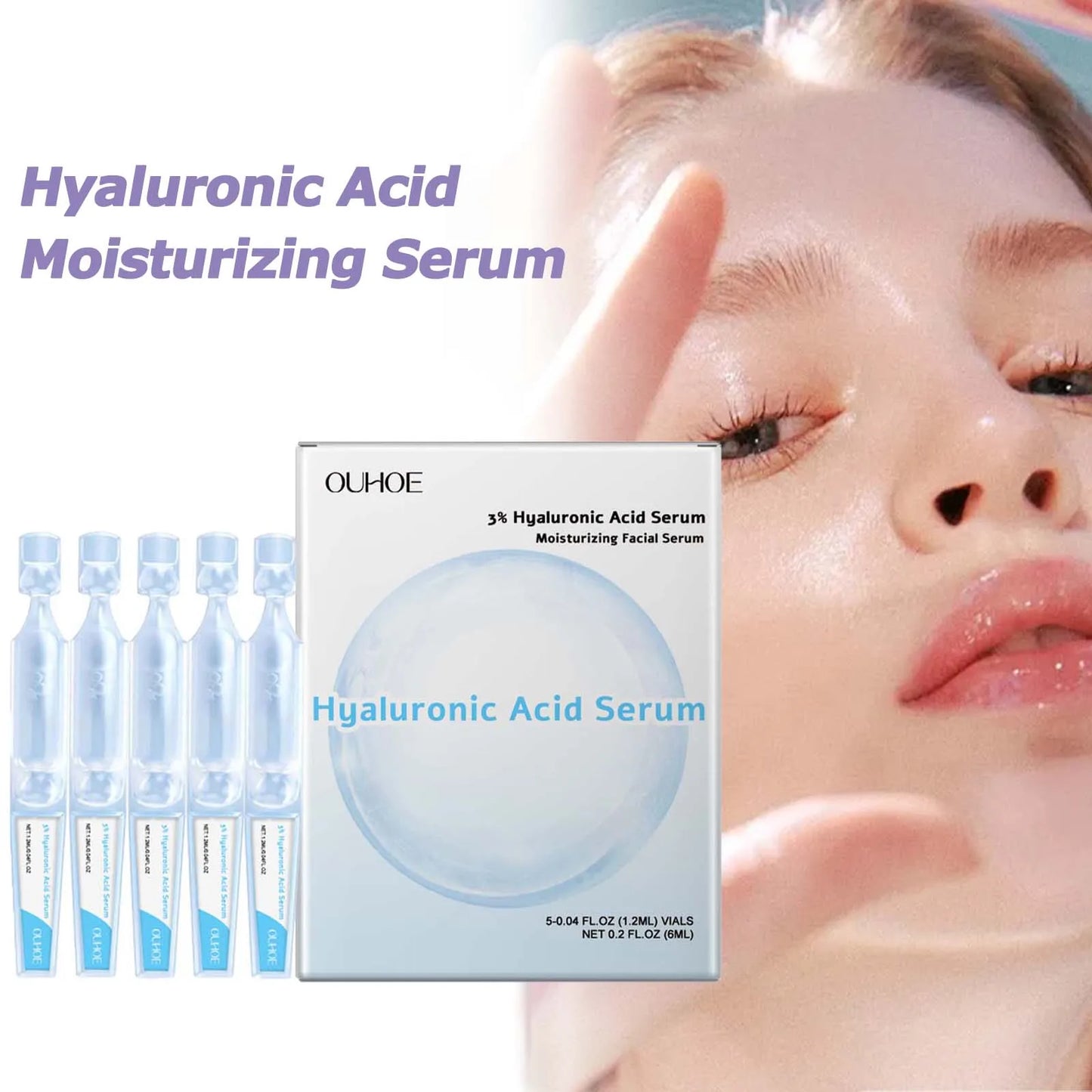 3% Hyaluronic Acid Serum – Hydrating, Pore-Shrinking Essence