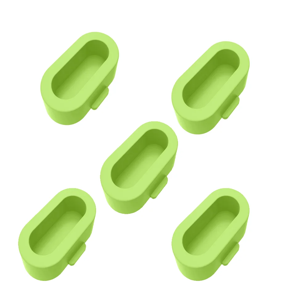 Silicone Dustproof Plug Charging Port Protector Cap For Garmin Fenix 7 7S 7X 6 6X 5 5S 5X Forerunner 965 955 265 255 245 Peaceful Pleasures Health and Wellness Green