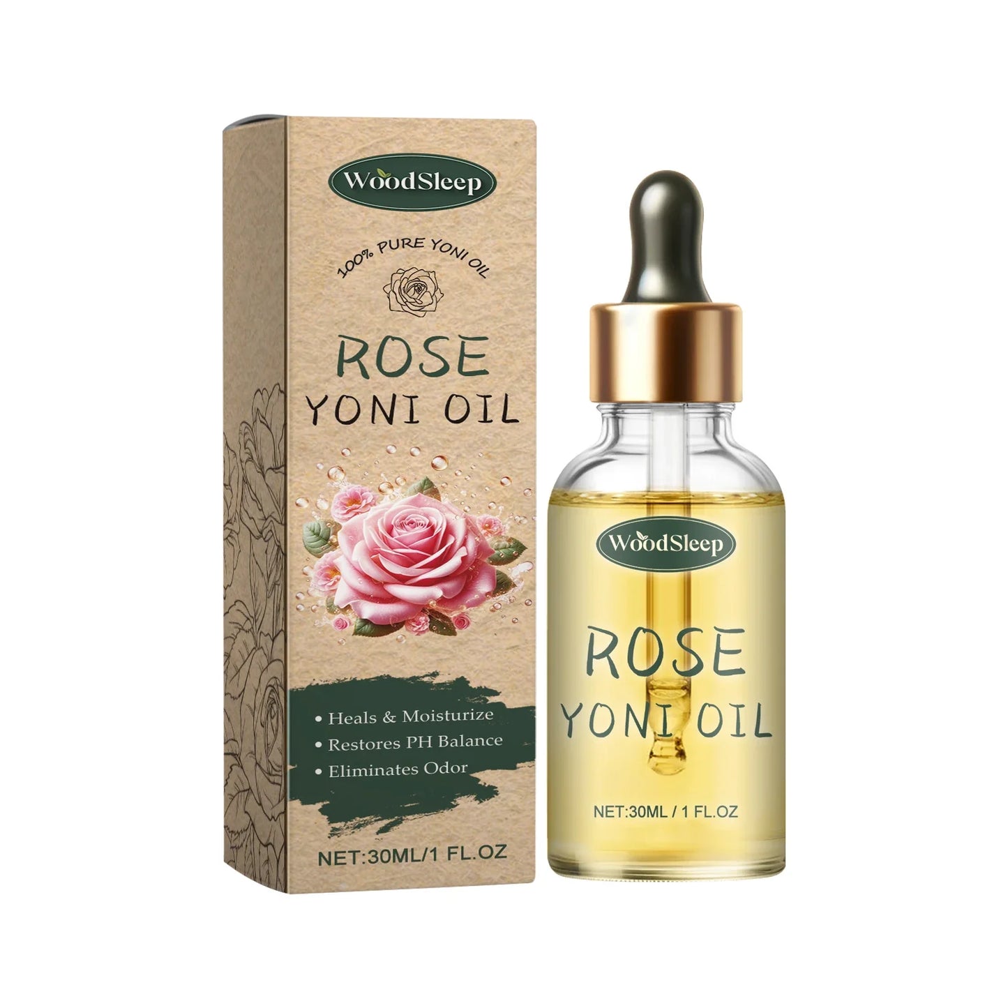 WOODSLEEP Yoni Oil 30ml – Intimate Care & Moisturizing Oil