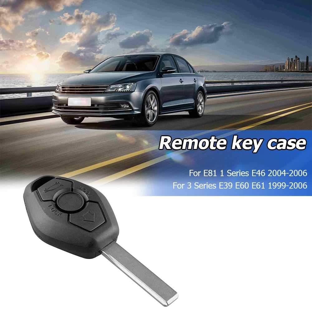 3-Button BMW Key Fob Replacement Shell – E46 E39 E60 E38 E83 E85 Peaceful Pleasures Health and Wellness
