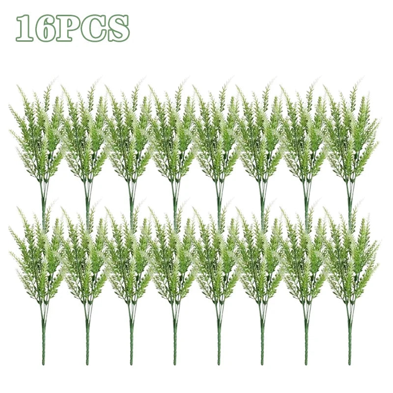 UV Resistant Lavender Artificial Flowers | Outdoor Garden Decor