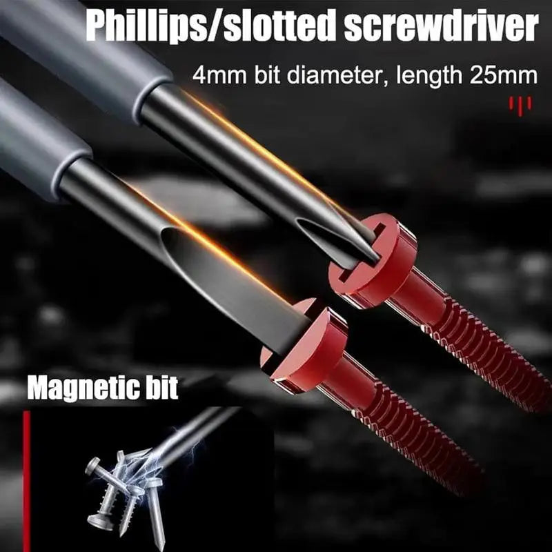 2-in-1 Voltage Tester Screwdriver | Magnetic Electric Test Pen