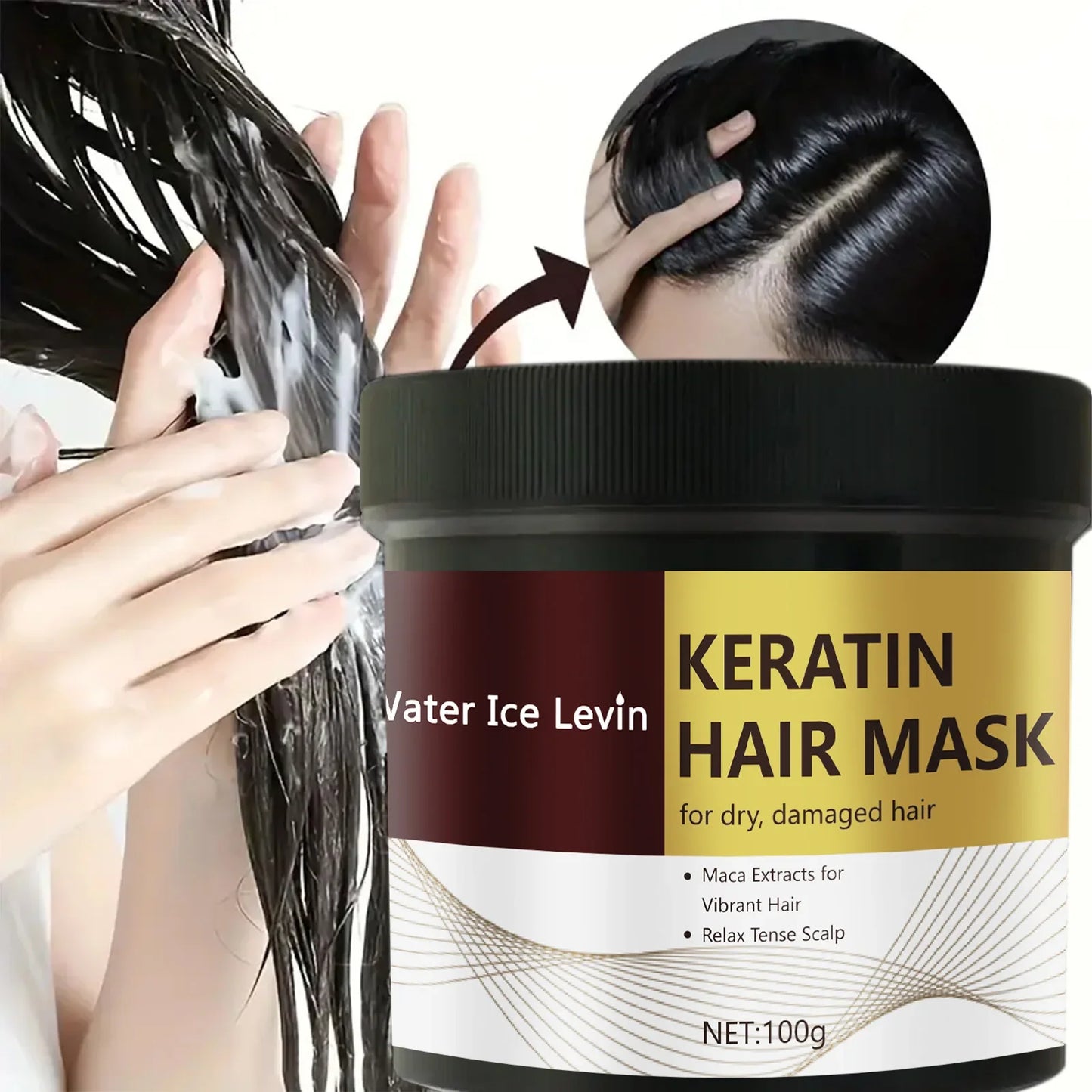 Keratin Hair Mask – Smooth, Moisturize & Control Frizzy Hair