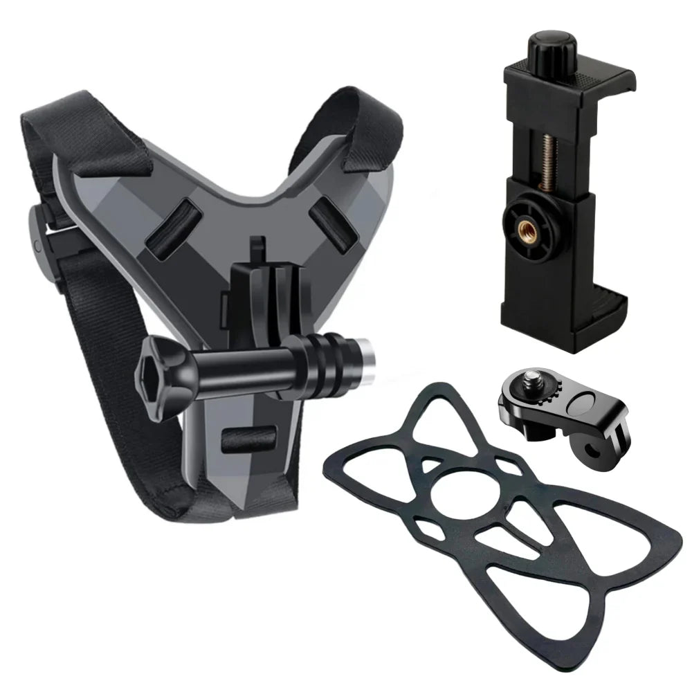 Motorcycle Helmet Mount for GoPro Hero 13/12 & DJI Action 5