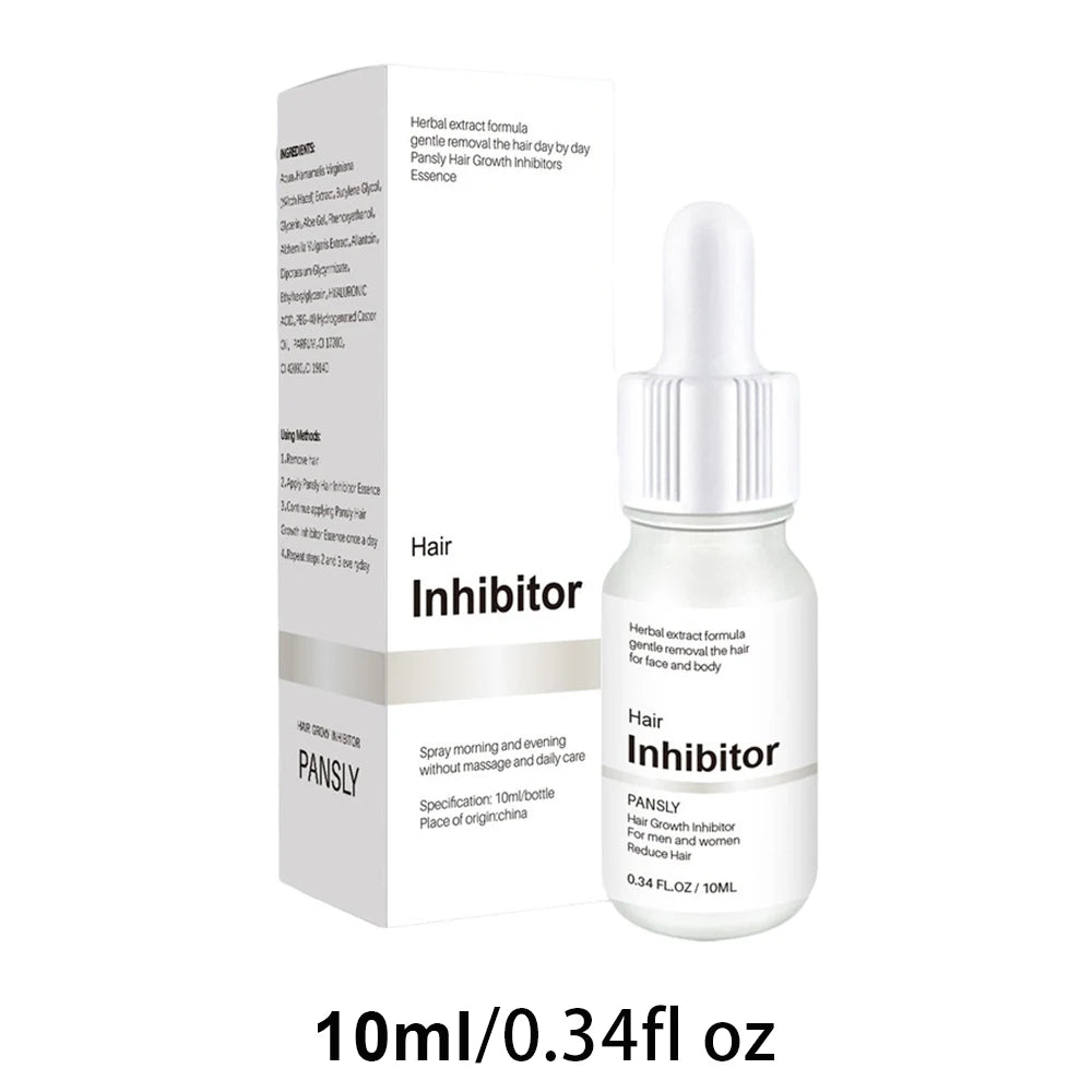 Professional Stop Hair Growth Inhibitor Serum Oil Painless Moisturizing Whitening Removal Non-irritating Skin Care Body Beauty Peaceful Pleasures Health and Wellness 1PC