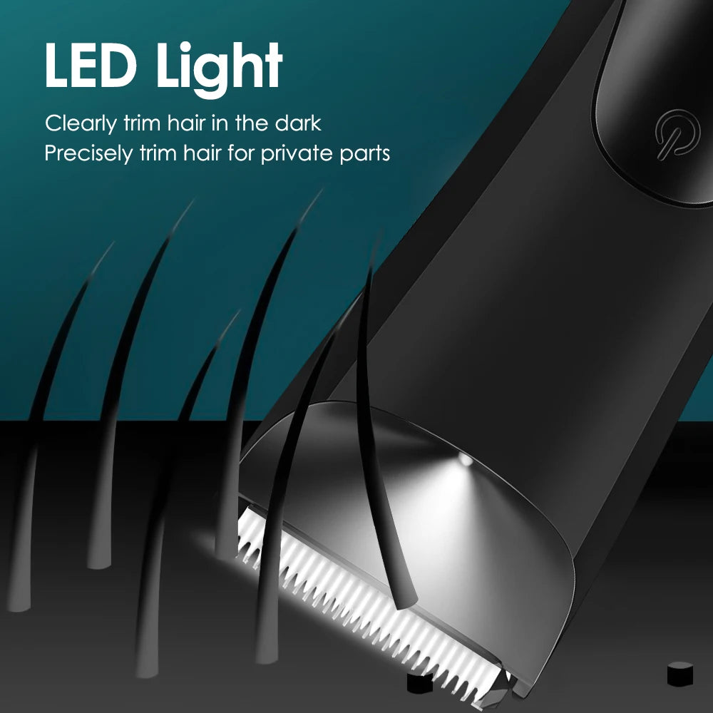 Ceramic LED Display Electric Shaver for Men Rechargeable Body Hair Groomer Underarm Leg Chest Hair Trimmer Women Epilator 500mAh Peaceful Pleasures Health and Wellness