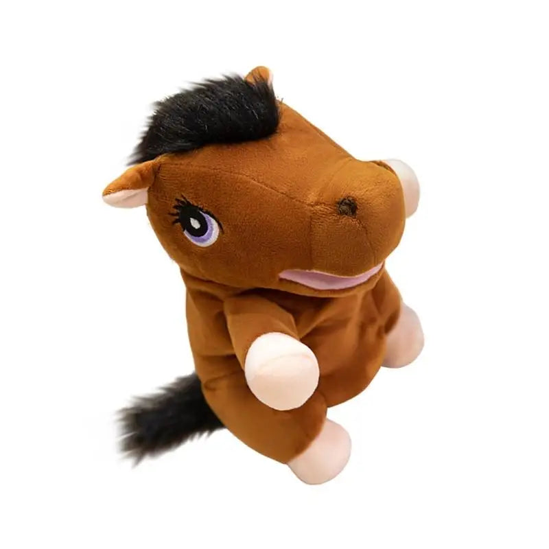 Horse Hand Puppet Plush Toy – Soft Stuffed Animal for Kids