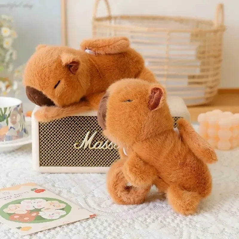 Capybara Plush Snap Ring Wristband | Fun Kids Slap Bracelet Gift