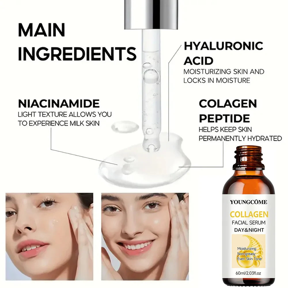 YOUNGCOME Collagen Peptide Face Serum | Hyaluronic Acid